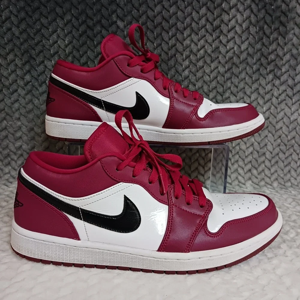 Air Jordan 1 Low Noble Red Men's Sneakers Shoes Size 11